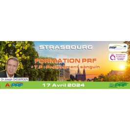 Formation PRF à Strasbourg (Rosheim) : 17 Avril 2024