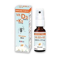 Vitaminas D3 + K2
