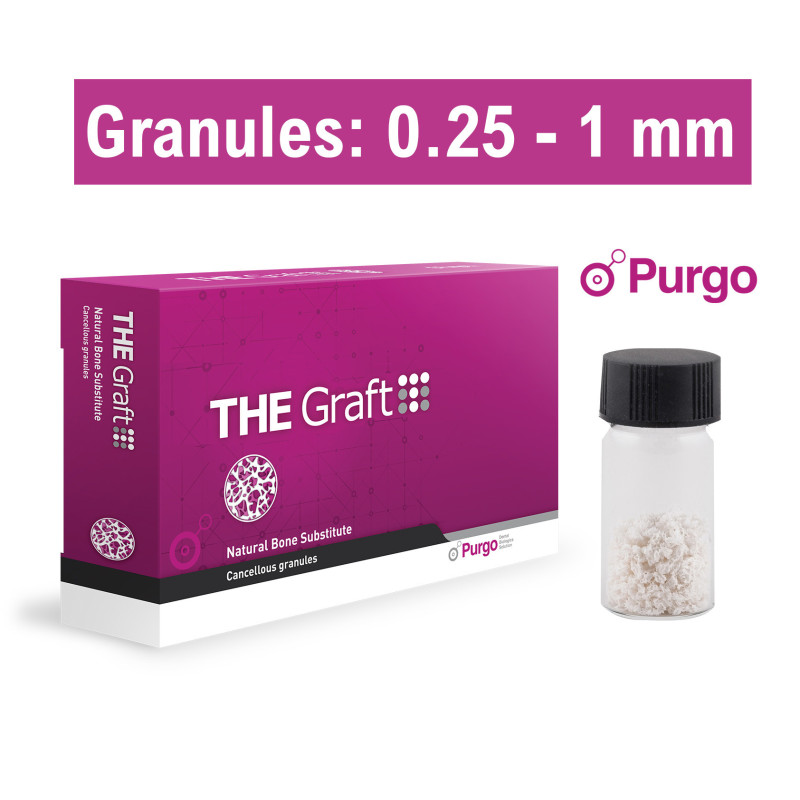 Purgo-The Graft : Xenoenxerto porcino - GRANULES 0.25-1mm