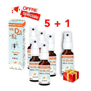 Vitamins D3 + K2